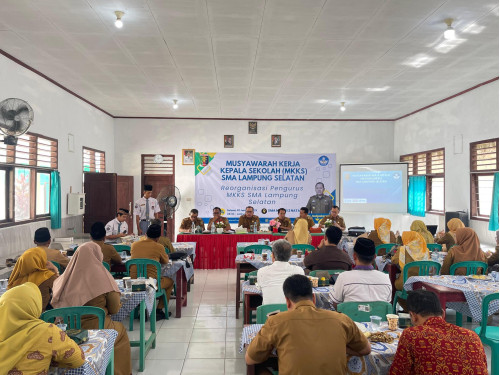 Rapat Reorganisasi pengurus MKKS Lampung Selatan