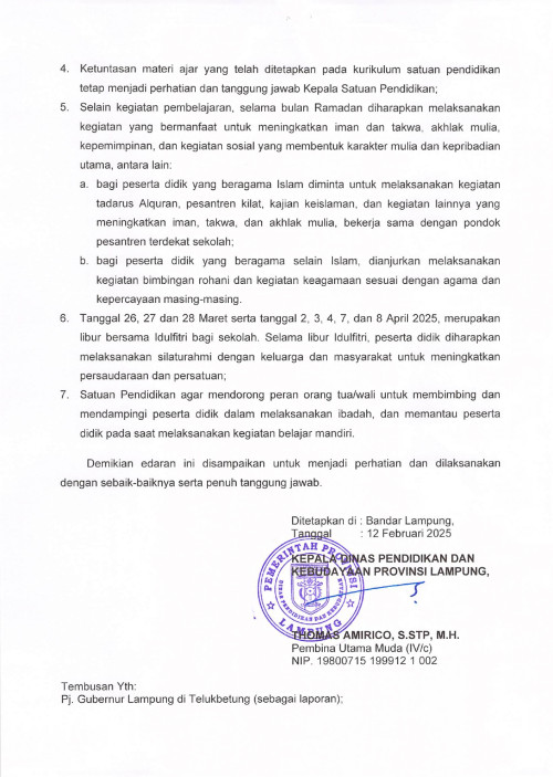 SURAT EDARAN HALAMAN 2