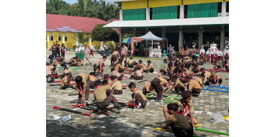 Semangat dan ambisi para peserta turut memeriahkan Acara Hut Gebyar SMAN 2 NATAR
