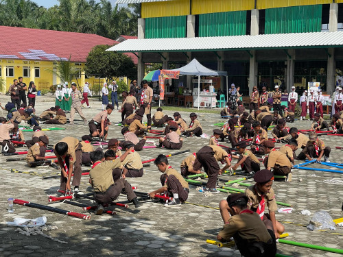 Semangat dan ambisi para peserta turut memeriahkan Acara Hut Gebyar SMAN 2 NATAR