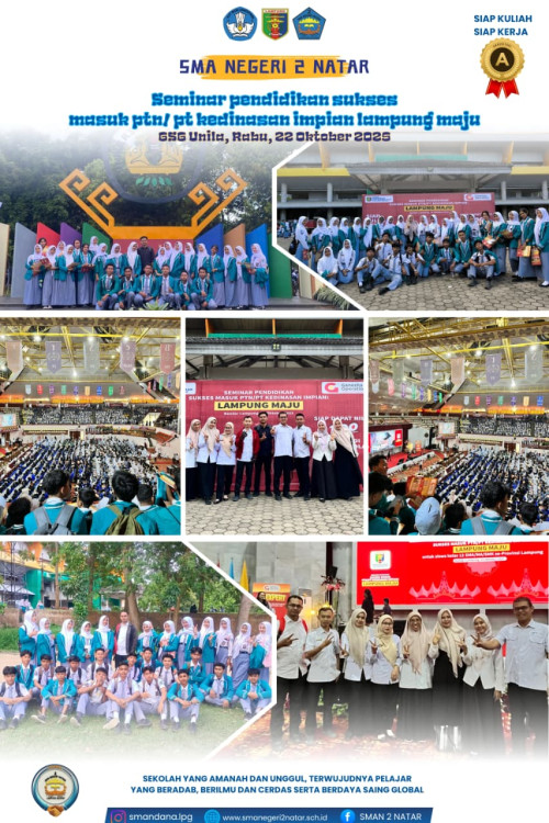 Seminar Pendidikan Sukses masuk PTN/PT Kedinasan Impian Lampung Maju